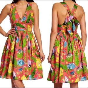 French Connection | Tropical Floral Linen Sundress